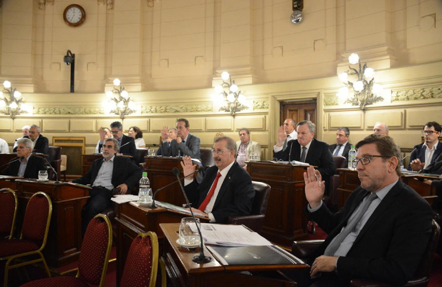 En un jueves cargado de tensiones el Senado aprobó sobre tablas el presupuesto