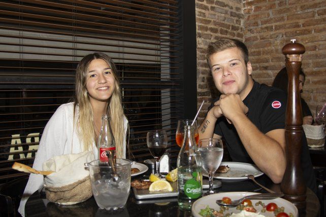 Candela Baclini y Francisco González