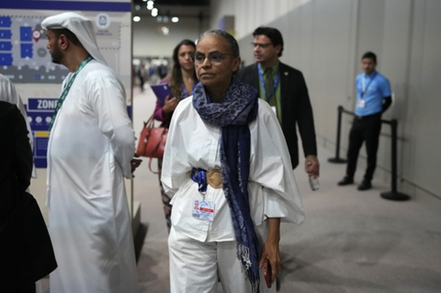 La ministra de Ambiente de Brasil, Marina Silva, está en el bloque de países que buscan una transición energética más rápida.  