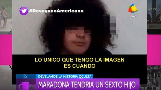 Habló Santiago Lara, el chico de 15 años que asegura ser el sexto hijo de Diego Maradona