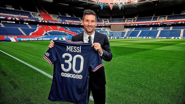Lionel Messi en el París Saint Germain.