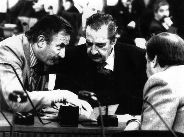El ex presidente Raúl Alfonsín