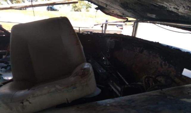 Explosión en una embarcación amarrada en el club Náutico