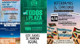 La marcha nacional contra la ley de Inviolabilidad de la Propiedad privada sigue firme