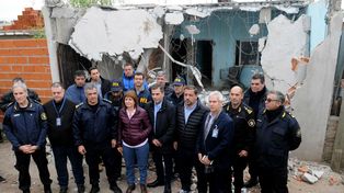 Derrumbaron un búnker de droga en Lomas de Zamora