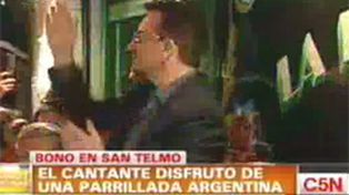Bono se pein&oacute; para la foto pero en realidad esperaban a Barreda (Video)