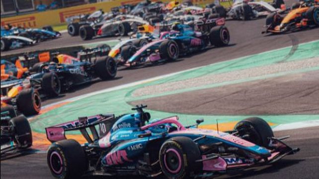 Primera largada. Gasly en punta