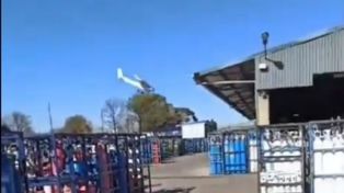 Una avioneta se estrelló sobre la empresa Air Liquide y murió su piloto.&nbsp;