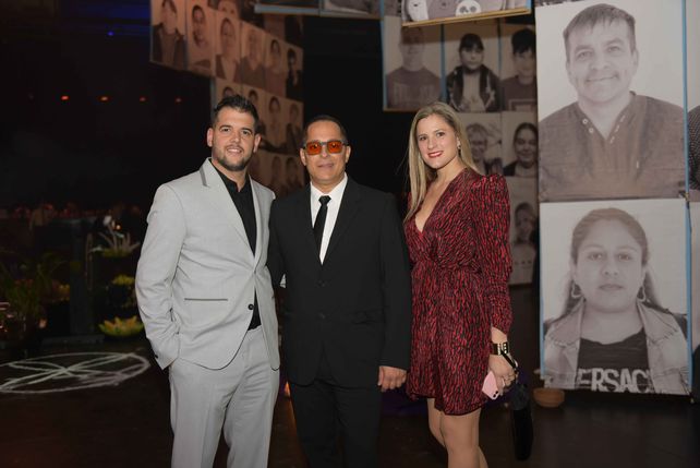 Mauro Martínez, Cristian Fernández y Ana Rapaport.