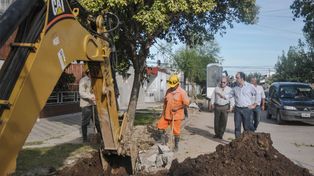 Los Hornos: obras de cloacas para más de 3.500 vecinos