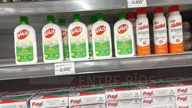 El aumento de los casos de dengue y la presencia de la encefalomielitis equina en la región elevó la demanda de repelentes. En algunas cadenas hay faltante