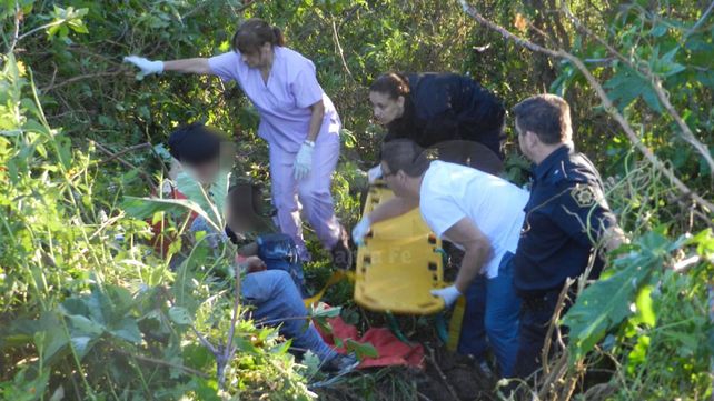 Dos personas lesionadas en un accidente sobre la ruta nº1