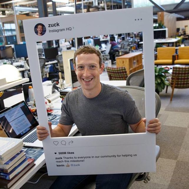Mark Zuckerberg felicitó a Instagram por sus 500 millones de seguidores.