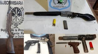 Secuestraron un 10% más de armas en la provincia de Santa Fe en relación al 2019