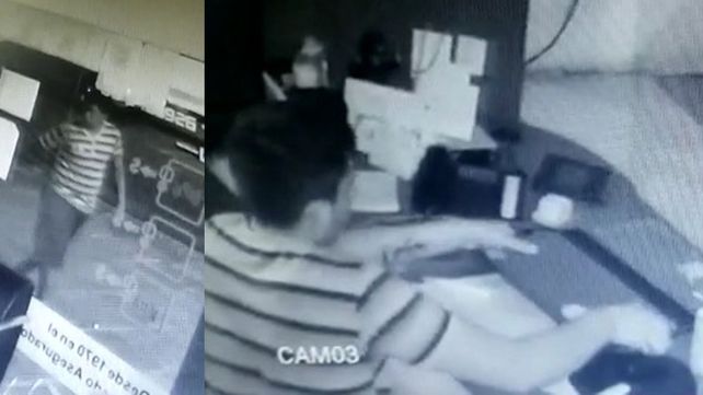 A metros del ministerio de Seguridad, un delincuente robó en una compañía de seguro