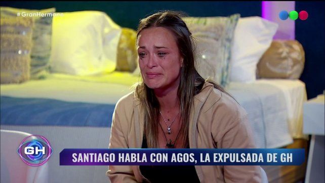 Agostina fuera de sí y angustiada ante la incertidumbre