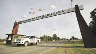 San Cristóbal, ciudad del de unos 15 mil habitantes, otra vez castigada por el clima.