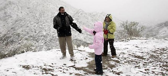 La primavera comenz&oacute; con nevadas en San Luis, Mendoza y La Pampa