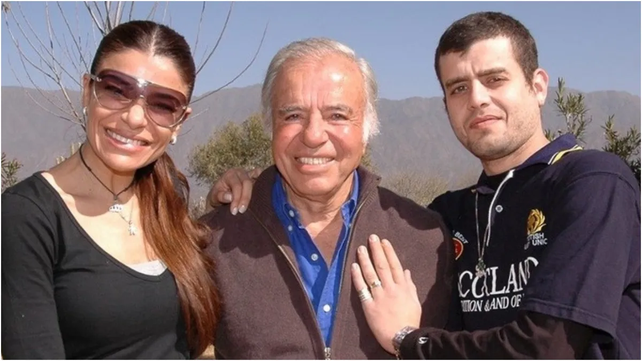 Zulemita, Carlos Menem y Carlitos Nahir
