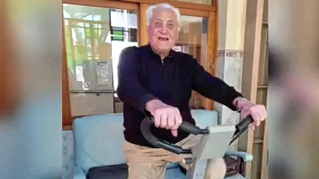 El flamante padre Rodríguez ofició misa por los 60 años sacerdotales del padre Mattiassi