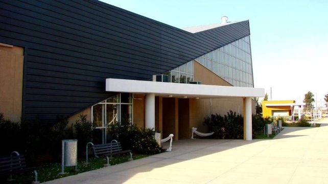 El ingreso al salón de eventos Los Sueños