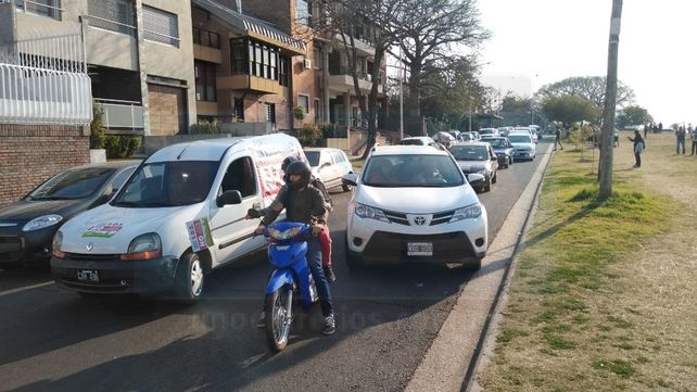 Movilización en defensa de los terrenos del Parque Urquiza