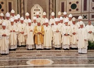 El papa Francisco recibió al arzobispo de Santa Fe y a otros obispos del país