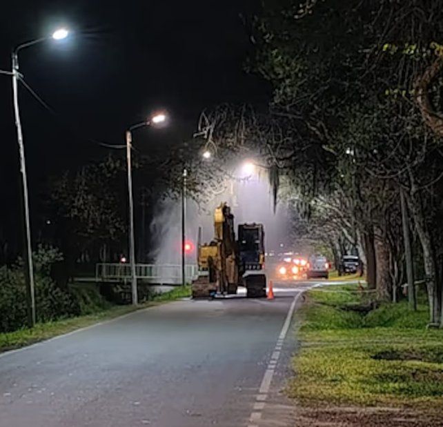 Cortes y un amplio operativo en Funes por una fuga de gas