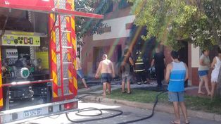 Susto en la siesta santafesina por la explosión de un auto