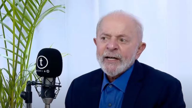 Lula durante el reportaje radial de este jueves en el que habló sobre Venezuela.