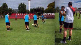 Colón puso en marcha su nuevo trabajo de inferiores