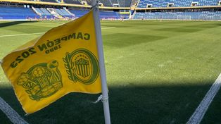 El césped del Gigante de Arroyito preparado para el regreso a la acción auriazul.