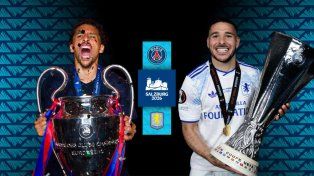 PSG y Aston Villa van por la Supercopa de Europa sin el Dibu Martínez
