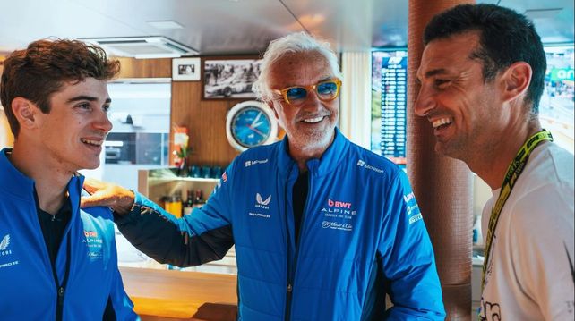 El encuentro entre Lionel Scaloi y Franco Colapinto se dio antes de la carrera en Spa Francorchamps