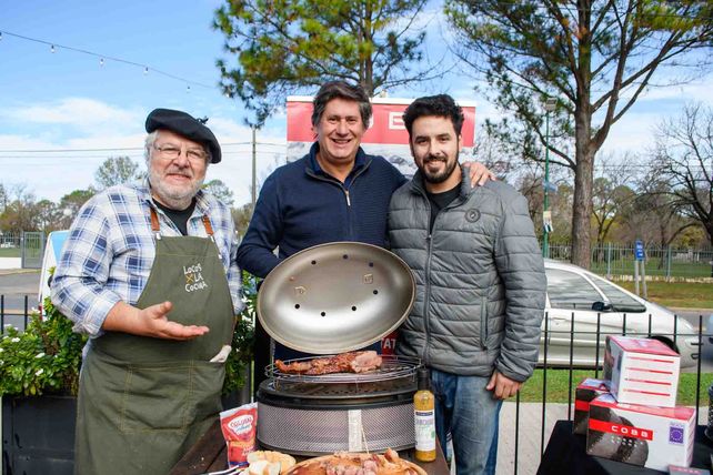 Willy Chiaraluce, Roly Santacroce y Pablo Chiaraluce