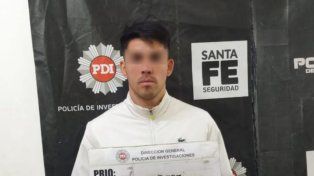 Leandro Berti, jugador de fútbol acusado de participar en la feroz entradera de barrio Sur.