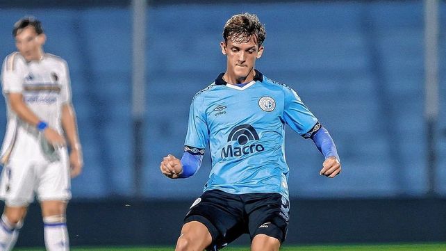 Tiago Cravero por ahora no sale de Belgrano pese al interés de Colón.