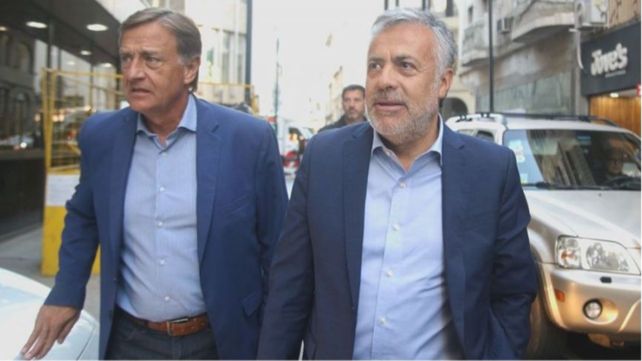 Los mendocinos Cornejo y Suárez.&nbsp;