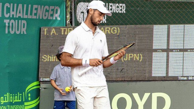 Thiago Tirante quedó eliminado en el Challenger de Túnez