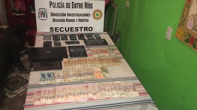 También tenían notebooks y tabletas.&nbsp;