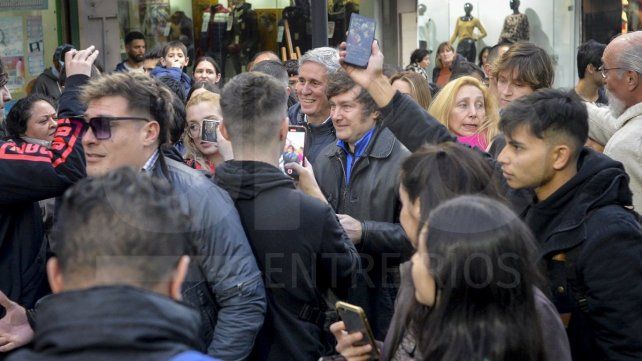 Javier Milei estará este sábado en la ciudad de Paraná.&nbsp;