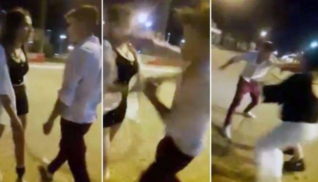 Trompada filmada: dejarían libre al agresor y acusan a las mujeres de desorden