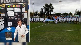 Una alegría para los alumnos santafesinos que quieren el himno cantado en el fútbol