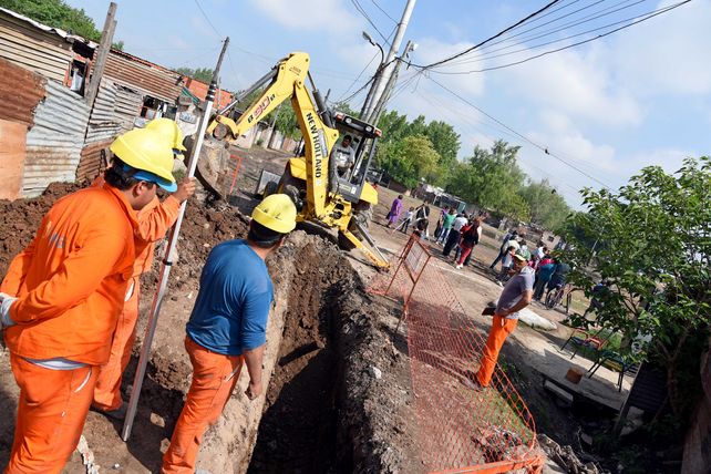 Obras vitales. Los trabajos de apertura de calles