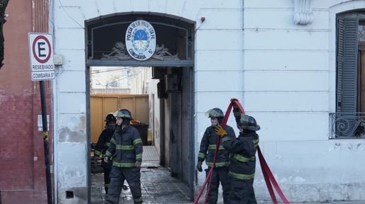 La comisaría 5ª amaneció bajo alerta por un incendio en el marco de una supuesta protesta