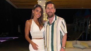 Messi y Antonela&nbsp;