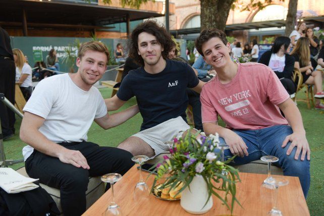 Facundo Rivelis, Andres Tenenbaum y Francisco Cassin