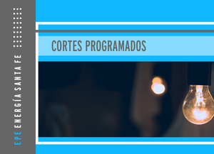 Cortes programados por la EPE