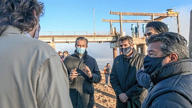 Paraná: supervisaron los trabajos de la toma de agua