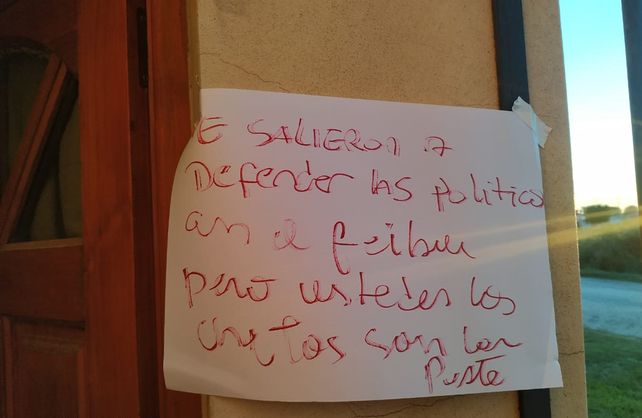 Una enfermera de Santo Tomé amenazada por sus vecinos dejó su casa